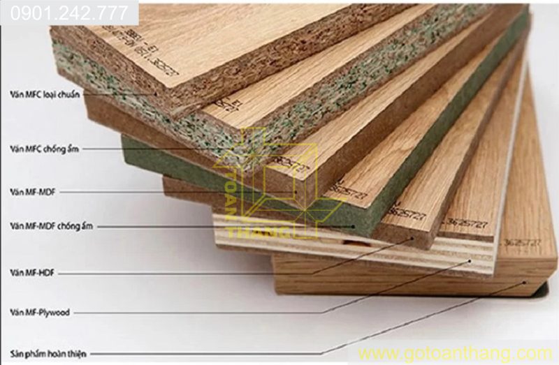 Cấu tạo của gỗ MDF và các loại gỗ khác