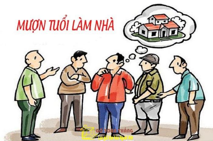 Mượn tuổi làm nhà là phương án được sử dụng khi gia chủ có tuổi không phù hợp để làm nhà trong năm